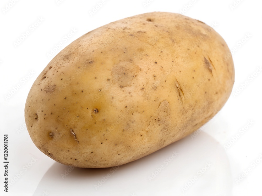 young fresh potatoes isolated on white young fresh potatoes isolated on white