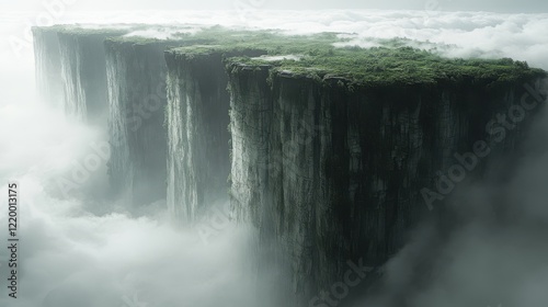 Ethereal Dreamscape: Floating Islands Surreal Concept Art with Minimal Noise