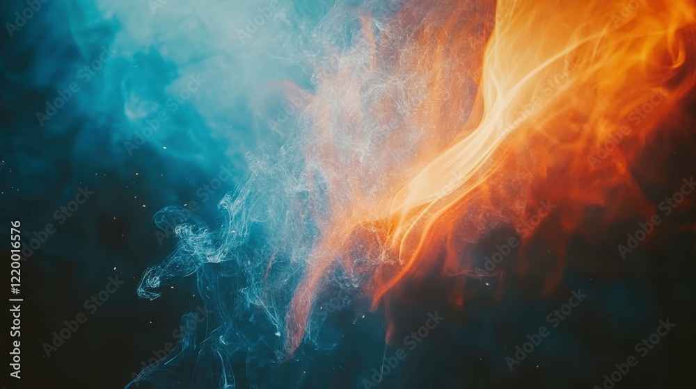 Obraz premium Ethereal Blending of Dream and Reality in Abstract Forms