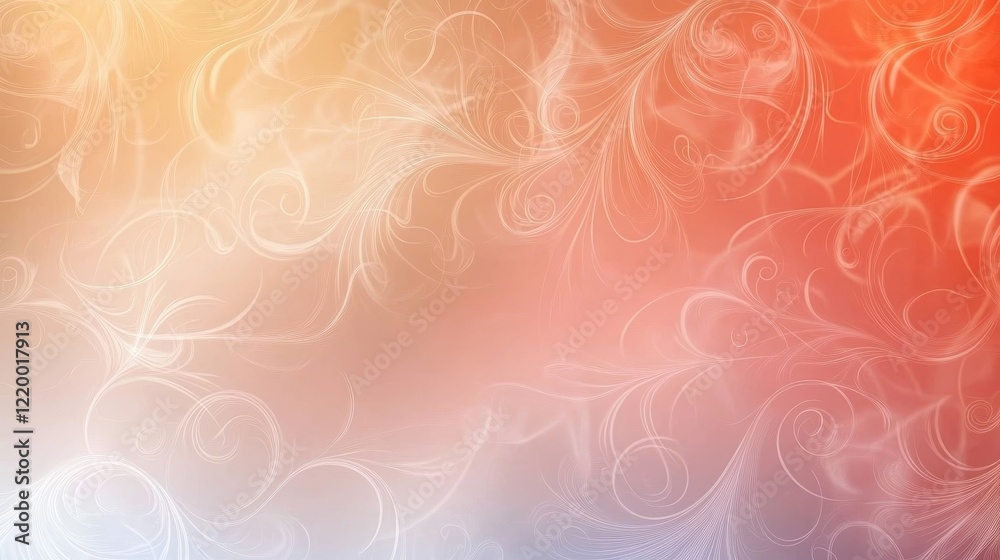 Abstract Swirls Peach Orange Background Design Abstract Swirls Peach Orange Background Design