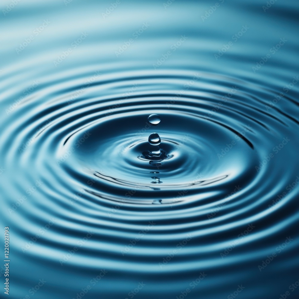 Captivating Ripples and Reflections in Tranquil Blue Waters Captivating Ripples and Reflections in Tranquil Blue Waters