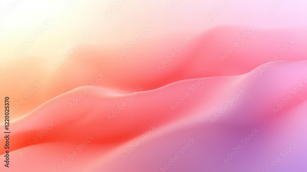 Obraz premium Soft Pink Peach Gradient Background Aesthetic Blurred Texture Pastel Wallpaper