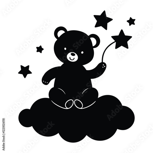 A delicious baby bear lounging on the weather is quite charming.