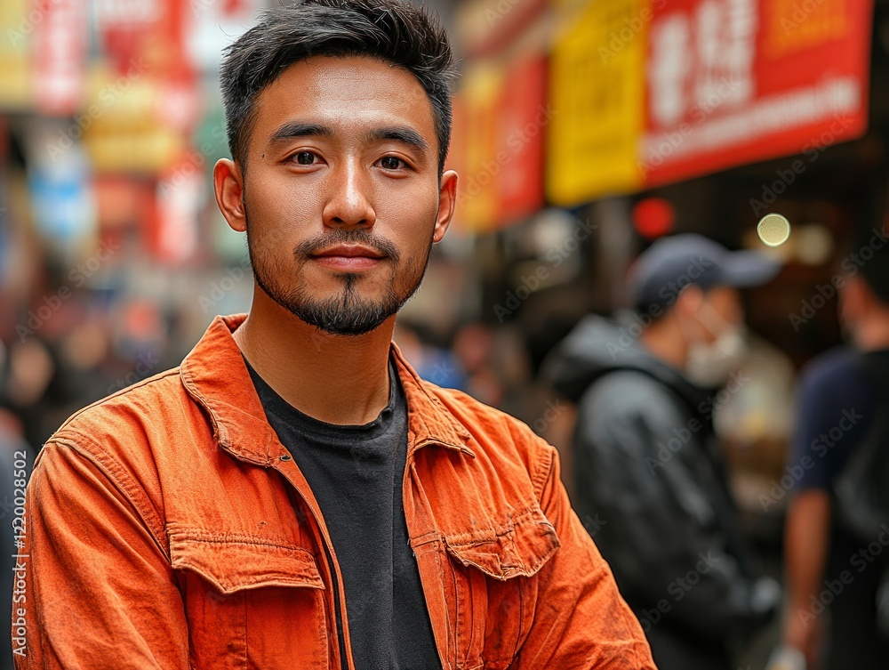 Engaging Public Awareness Campaign Featuring Confident Man in Vibrant Urban Setting with Bold Text Background Engaging Public Awareness Campaign Featuring Confident Man in Vibrant Urban Setting with Bold Text Background