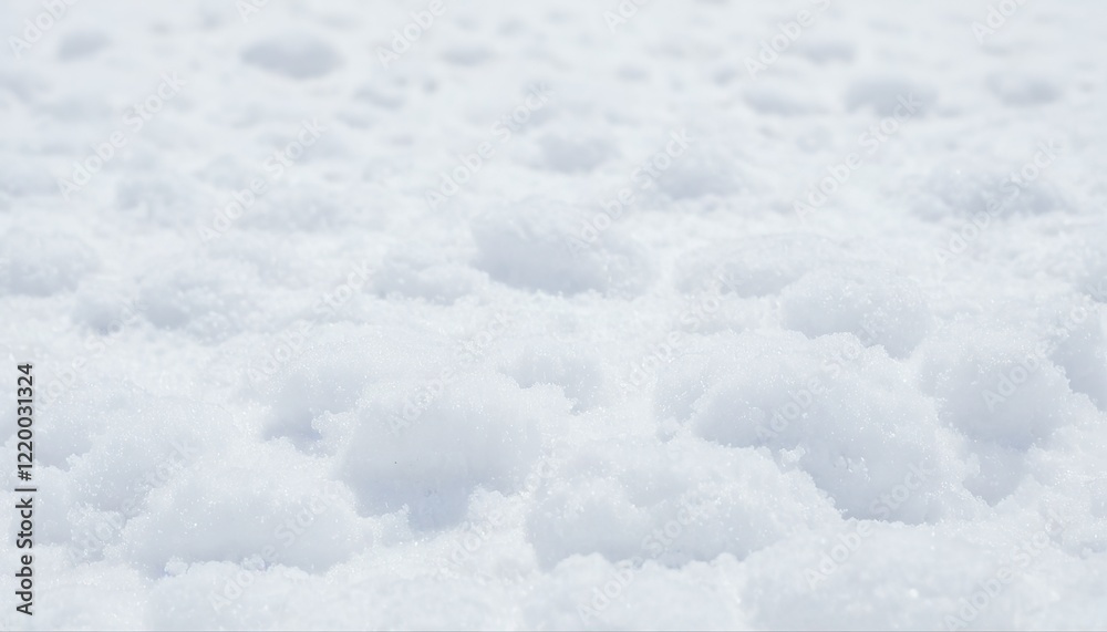 Obraz premium snow isolated on white background close up