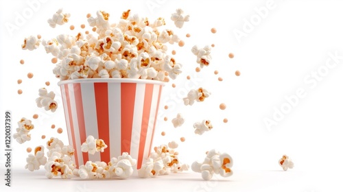 Popcorn and Movie-Themed Sweet Treats. Generative AI