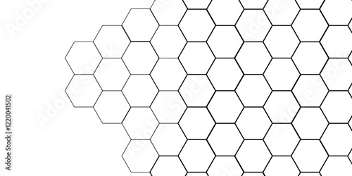 Abstract multicolor hexagon geometric honeycomb texture background. creative decorative element fabric.