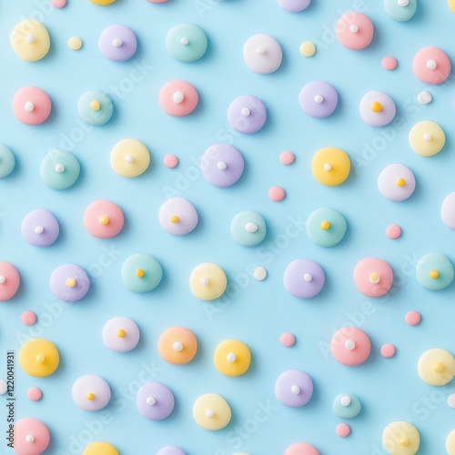 Wallpaper Mural Dreamy Pastel Confetti Dots   Soft Colorful Abstract Background for and Happiness Torontodigital.ca