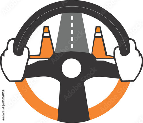 driving school logo.eps