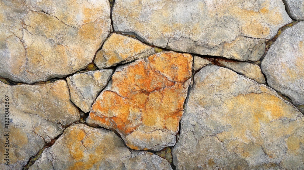 Detailed Close-Up of Stone Texture with Soft Lighting Detailed Close-Up of Stone Texture with Soft Lighting