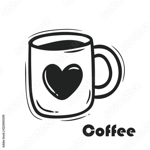 coffee design love vector illustration 
