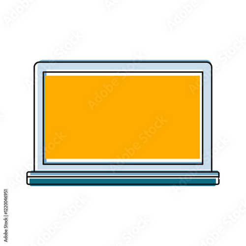 dekstop laptop concept illustration vector design  photo