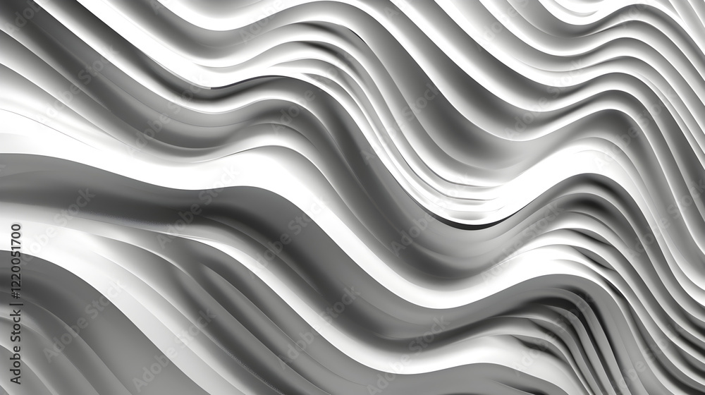 Abstract wavy pattern in black and white, creating a sense of movement and depth. Abstract wavy pattern in black and white, creating a sense of movement and depth.