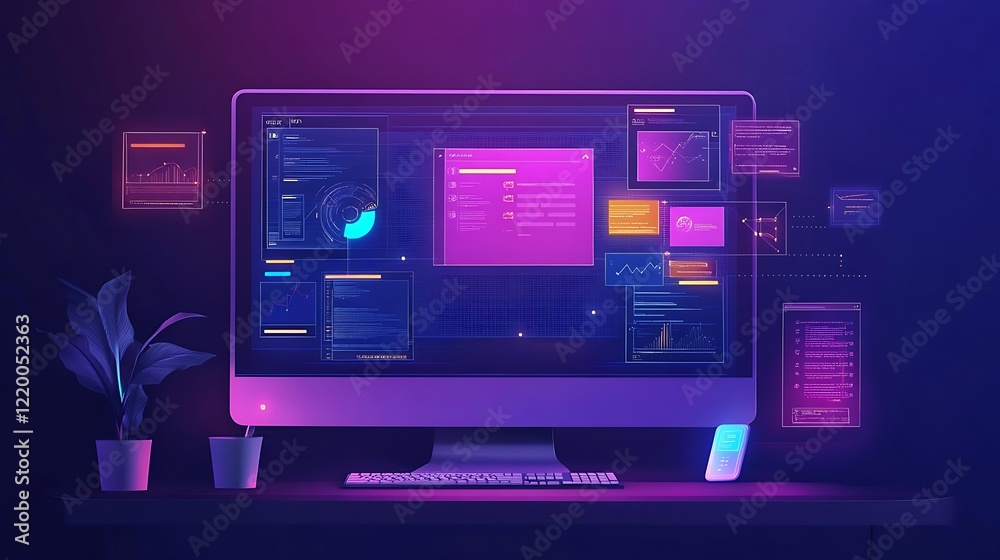 Data visualization and analysis for modern desktop workspaces Data visualization and analysis for modern desktop workspaces