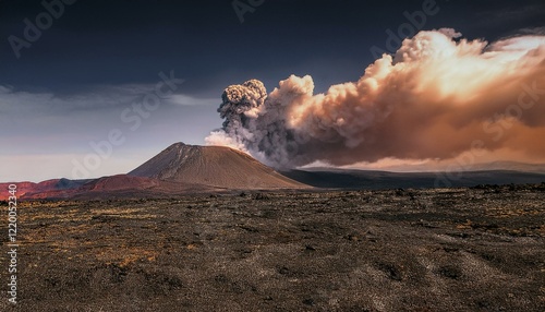 火山の噴火と爆発 photo