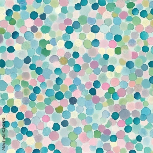 Wallpaper Mural Colorful Vibrant Pastel Polka Dot Pattern Design Abstract Backdrop Geometric Texture Seamless Mosaic Wallpaper Background Torontodigital.ca