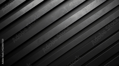 Dark Gray Slanted Strips Background for textures or banners