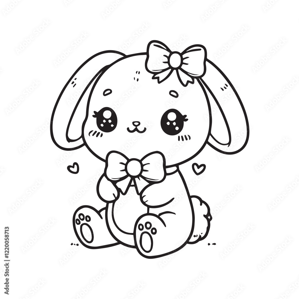 Obraz premium Cute Easter sitting alone 