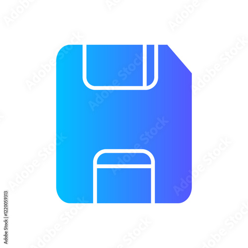 floppy disk gradient icon