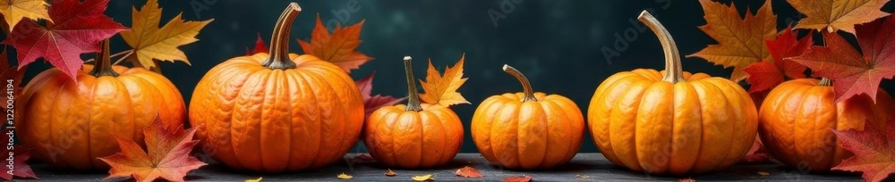 Pumpkin arrangement with fall leaves and branches, fall decor, pumpkin garden Pumpkin arrangement with fall leaves and branches, fall decor, pumpkin garden