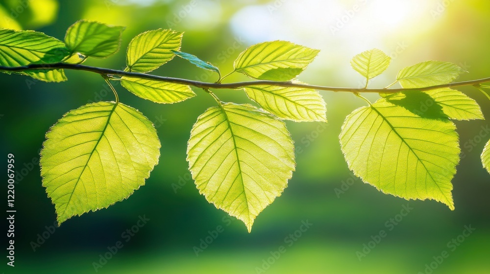 Soft Focus Leaves with Dappled Sunlight in Forest Soft Focus Leaves with Dappled Sunlight in Forest