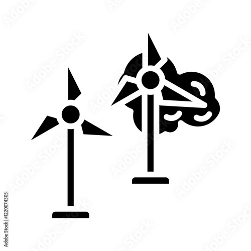 Wind Turbines Icon