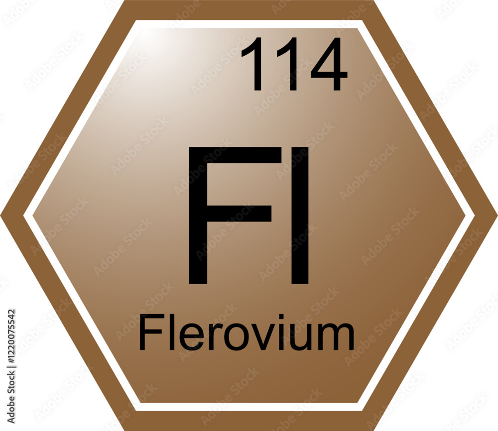 The symbol of the chemical element Fl is Flerovium.