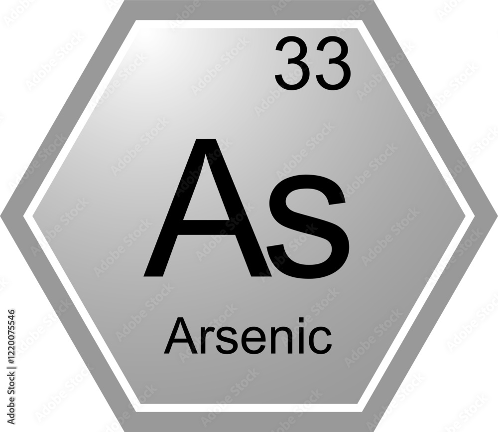 The symbol of the chemical element As is Arsenic.