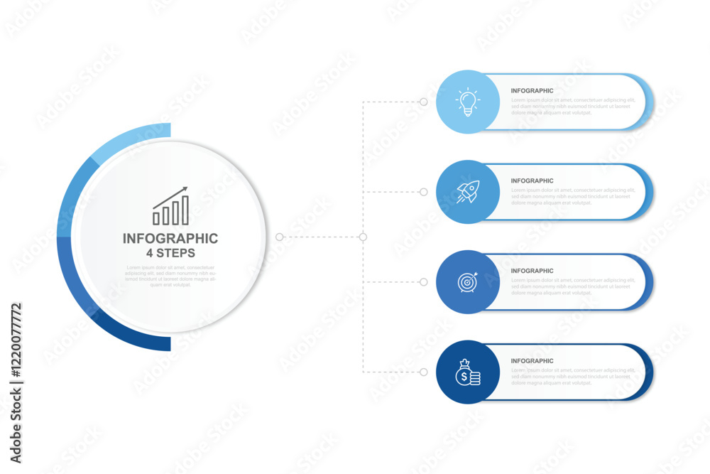 Vector infographic label design with circle infographic template design and 4-5-6 options or steps. Can be used for process diagram, presentations, workflow layout, banner, flow chart, info graph Vector infographic label design with circle infographic template design and 4-5-6 options or steps. Can be used for process diagram, presentations, workflow layout, banner, flow chart, info graph