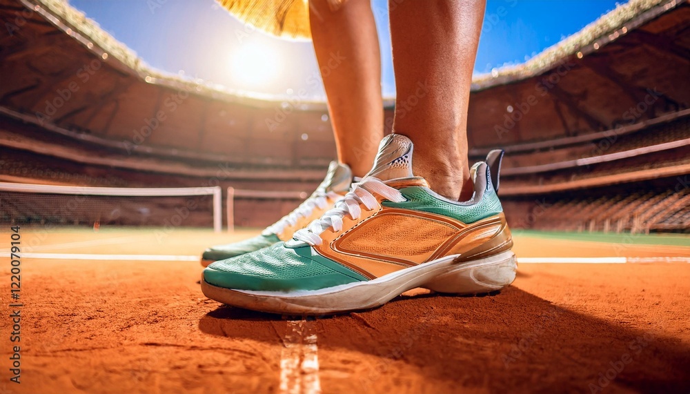 Naklejka premium Feel the ground beneath you as you play. 