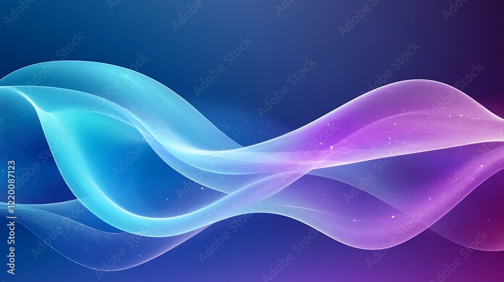 Abstract Blue Purple Wave Design Background Abstract Blue Purple Wave Design Background