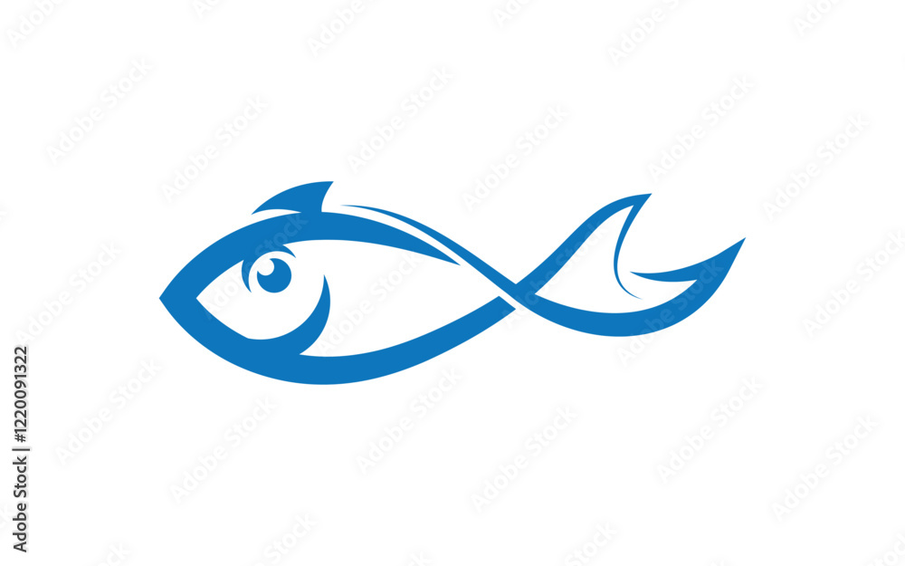 Fish logo template Creative icon design template Fish logo template Creative icon design template