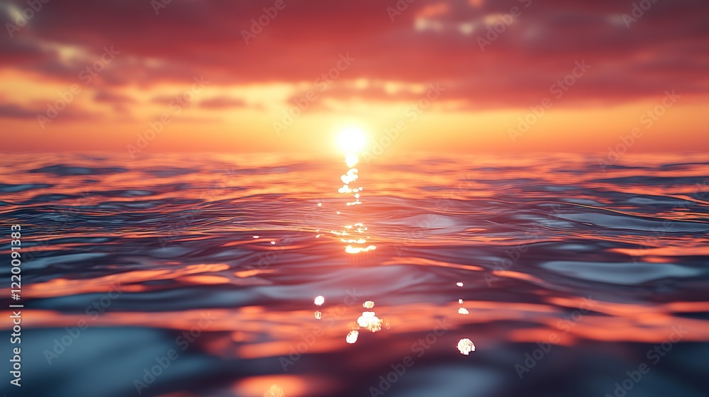 soft ripples on a water surface illuminated by a warm, bright horizon, providing a backdrop with text space for wellness, spa, medical, health promotions, and beauty eco-themed designs. soft ripples on a water surface illuminated by a warm, bright horizon, providing a backdrop with text space for wellness, spa, medical, health promotions, and beauty eco-themed designs.