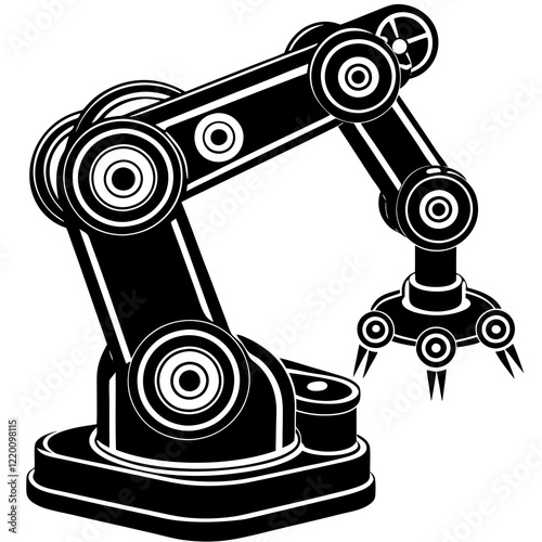 Robotic Arm Assembling Precision Machinery