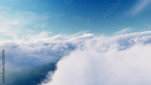 blue sky and clouds