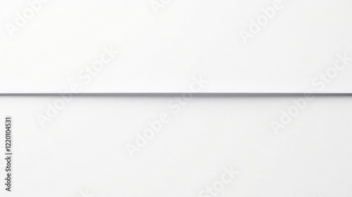 A Clean Minimalist Background Featuring a Subtle Horizontal Line Dividing Two Sections of Blank White Paper, Ideal for Simple Designs and Presentations