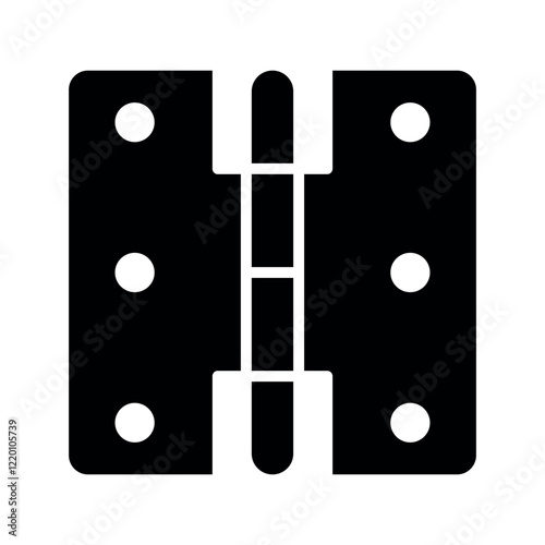 door hinge sign symbol vector flat icon