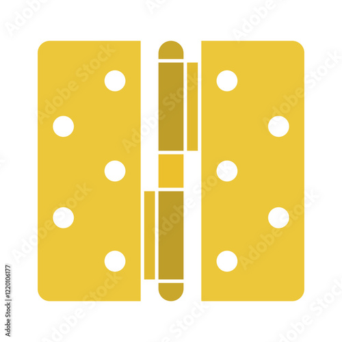 door hinge sign symbol vector flat icon