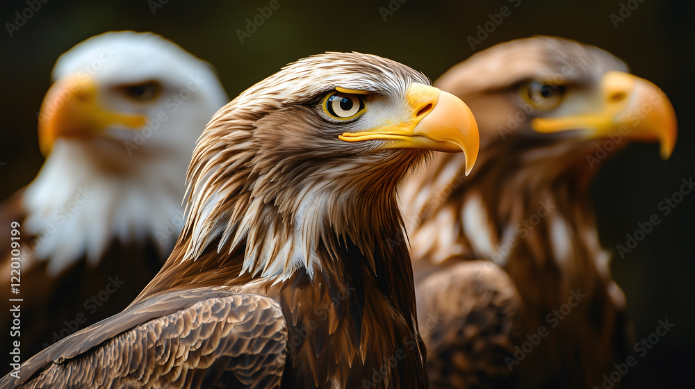 Fototapeta premium Close-up of an eagle 