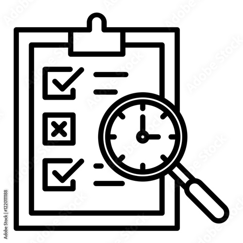 Time Audit Icon