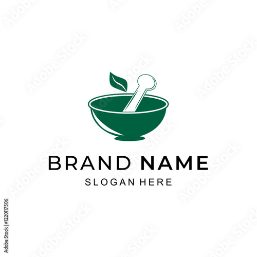 Creative Medicine Bowl Logo, Illustration, Design Inspiration, Vector, Icon