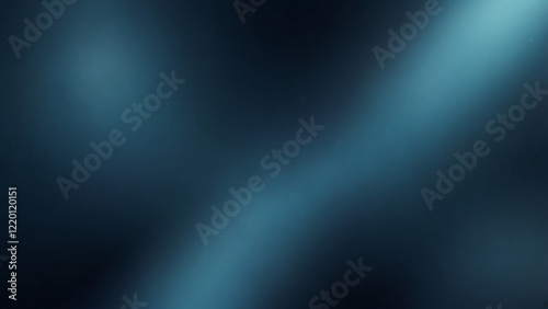 abstract blurred blue background with a gradient shadows and light rays