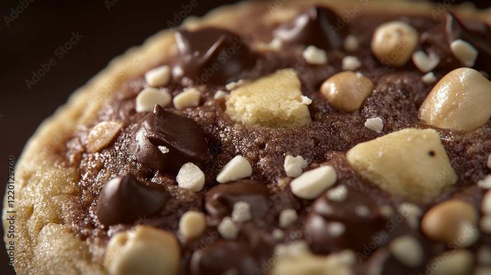 Close-Up Gourmet Cookie Photography with Soft Lighting Close-Up Gourmet Cookie Photography with Soft Lighting
