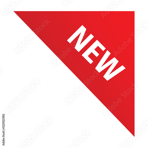 Red banner icon illustator