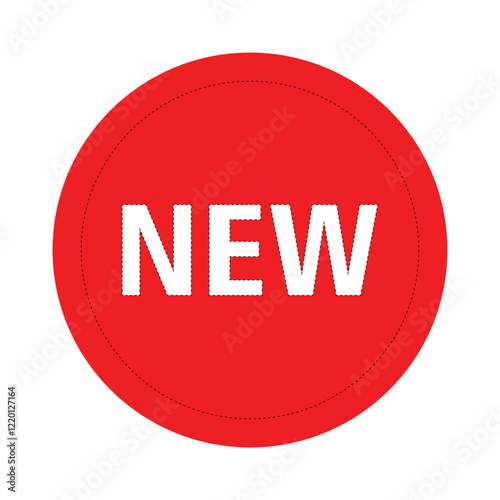 Red banner icon illustator