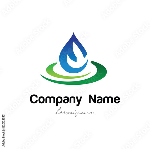 Illustration graphic vector of natural fresh mountain water logo design template