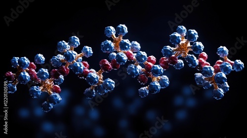 Glucagon-like Peptide 1 Molecular Structure for Type 2 Diabetes Management photo