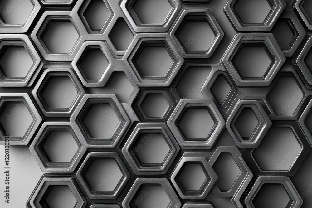 Hexagonal Interconnected HighTech Design Pattern Hexagonal Interconnected HighTech Design Pattern