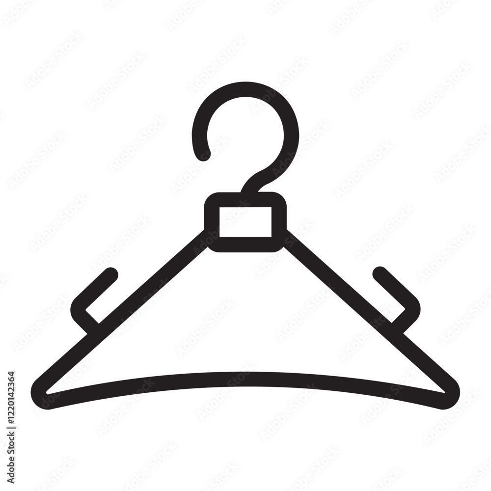 hanger line icon hanger line icon