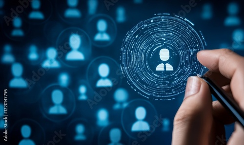 Digital Marketing and KYC Concept: Target Audience Analysis and Customer Service Through Social Media and Online Platforms, Generative AI